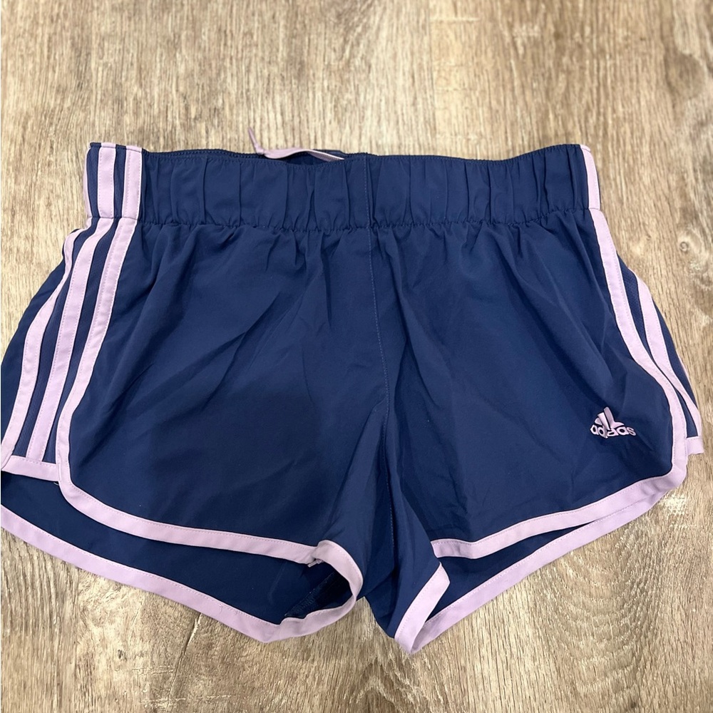 Adidas Women's Navy Blue Shorts